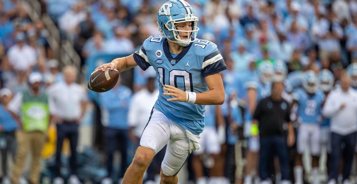 UNC QB Drake Maye Leans On Sam Howell Lessons After First Loss