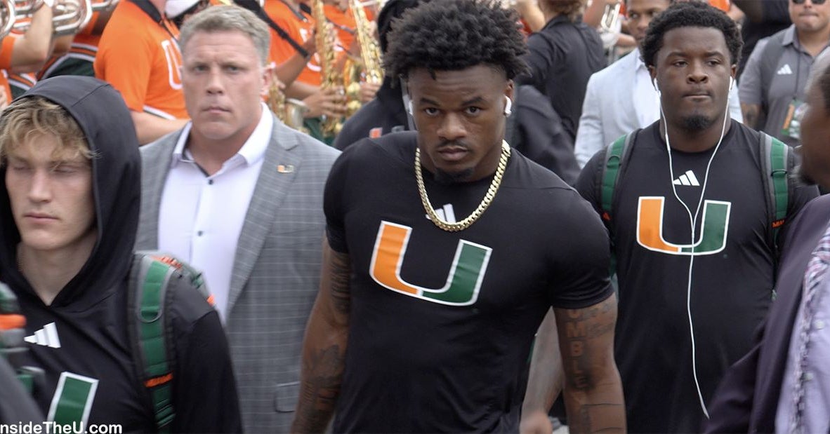 No. 7 Miami Hurricanes arrive at Hard Rock Stadium to face Florida A&M