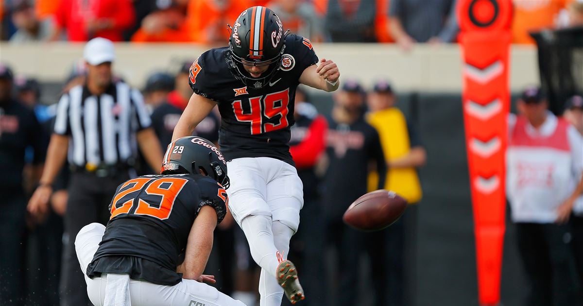 Oklahoma State kicker Tanner Brown named Big 12 Special Teams Player of