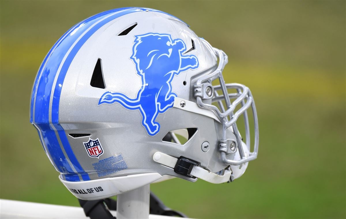 Detroit Lions Swarovski Crystal Large Football Helmet