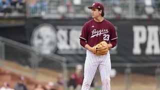 Texas A&M baseball pitcher Myles Patton picked by Boston Red Sox in seventh round of 2025 MLB Draft