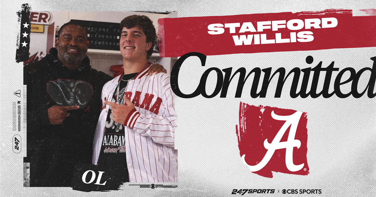 IN-STATE COMMITMENT: Arab (Ala.) offensive lineman Stafford Willis picks Alabama over South Carolina & others