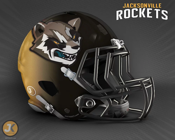 Marvel themed NFL Helmets