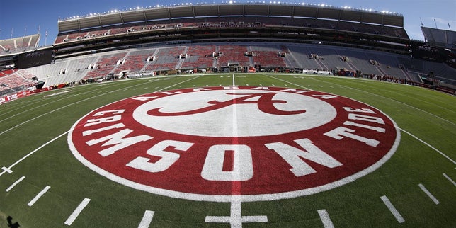 Alabama to add sponsor logos to field at Bryant-Denny Stadium