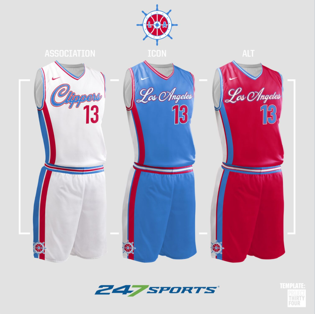 los angeles clippers alternate jersey