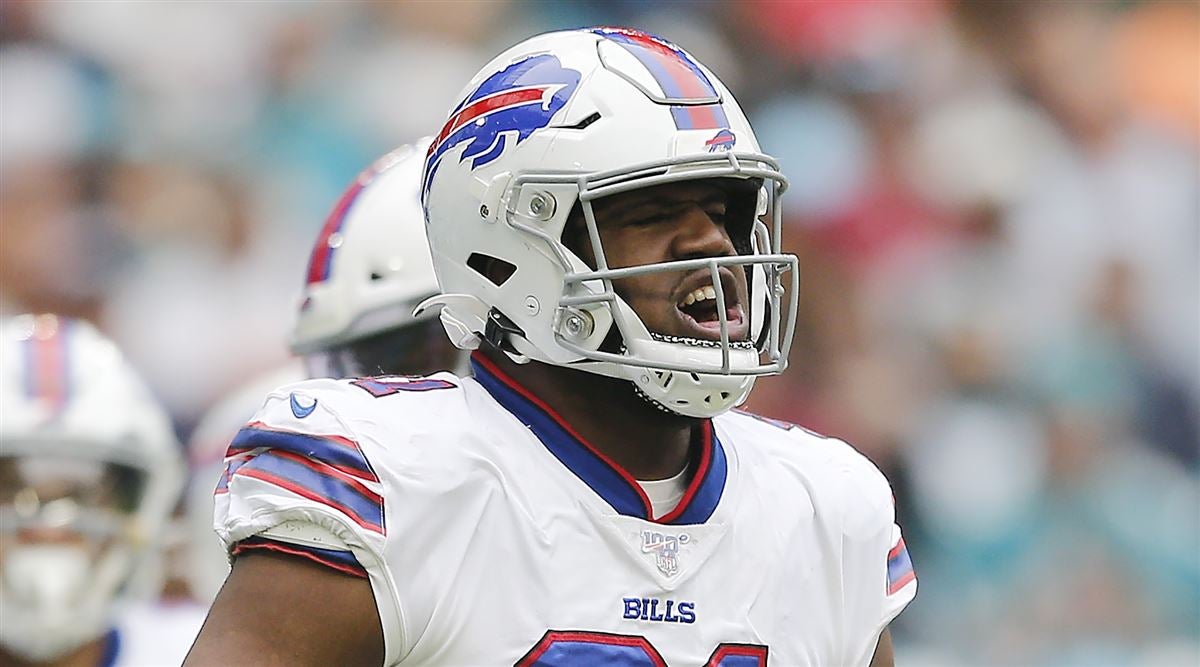 NFL Draft - Ed Oliver signed Buffalo Bills Helmet  The official auction  site of the National Football League