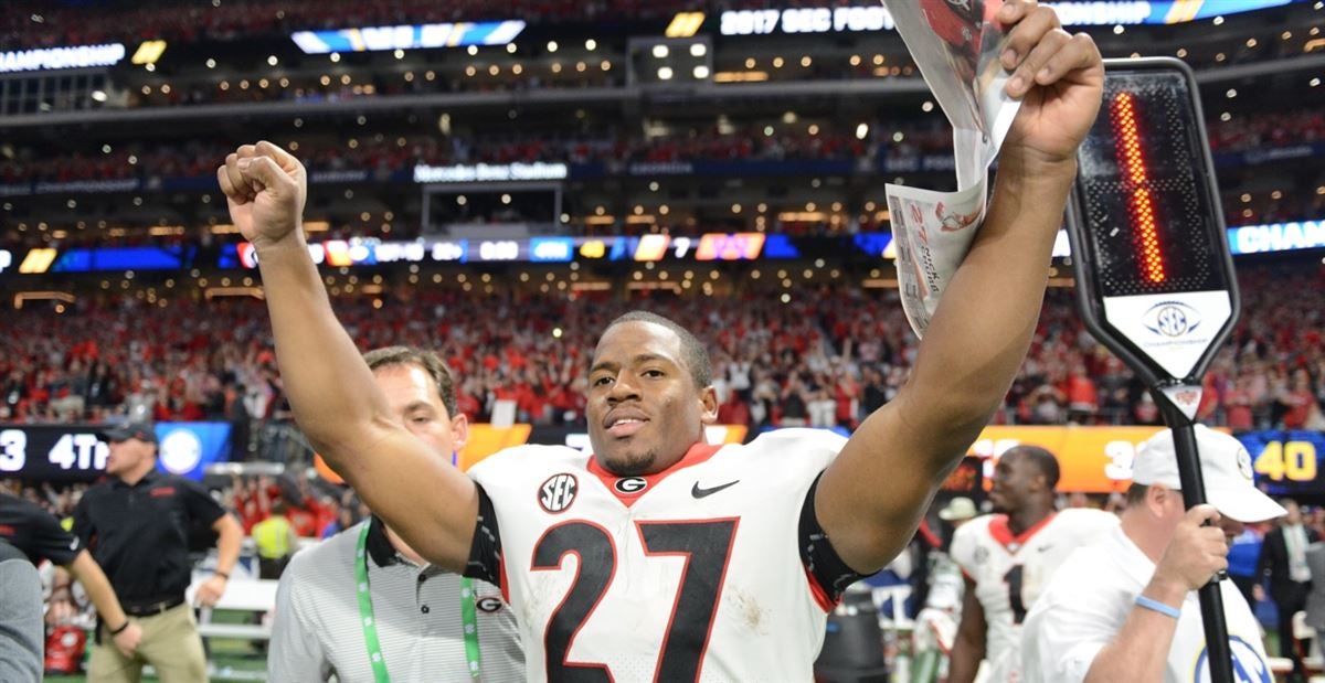 Nick Chubb Georgia Bulldogs Nike Alumni Name & Number Game Jersey