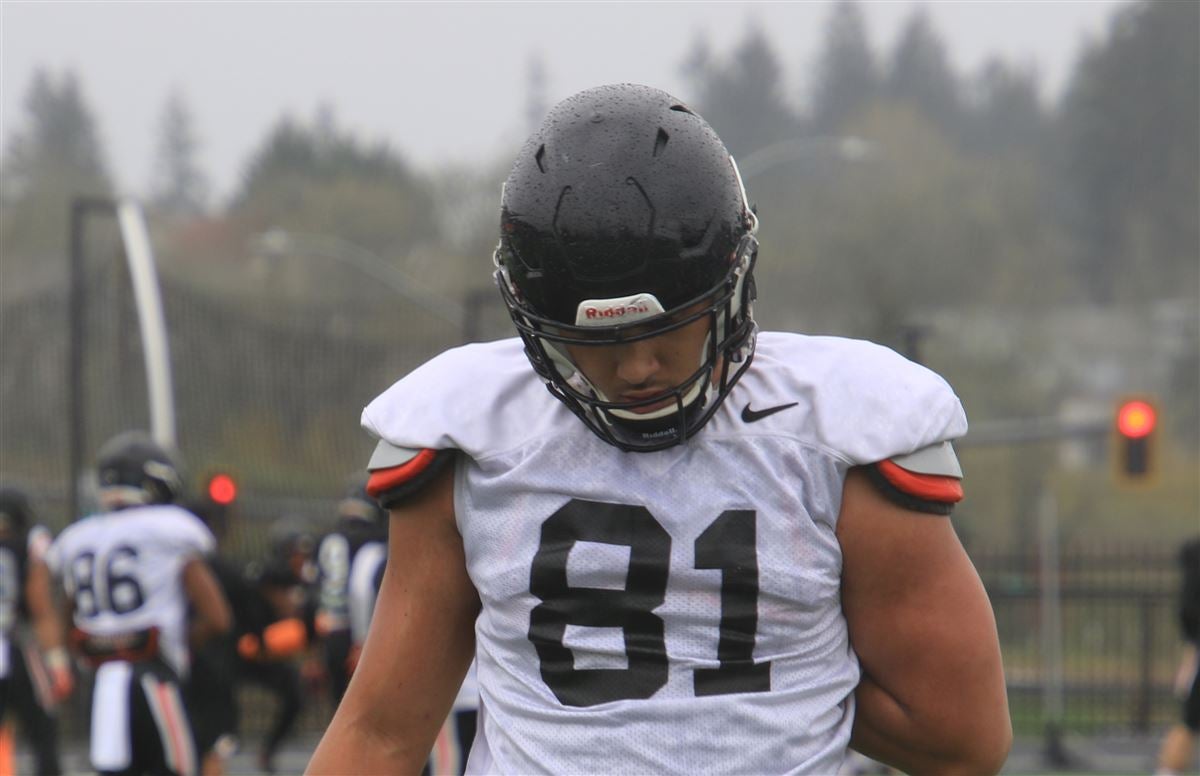 Oregon State tight end Noah Togiai: No more 'Old Man' as he preps