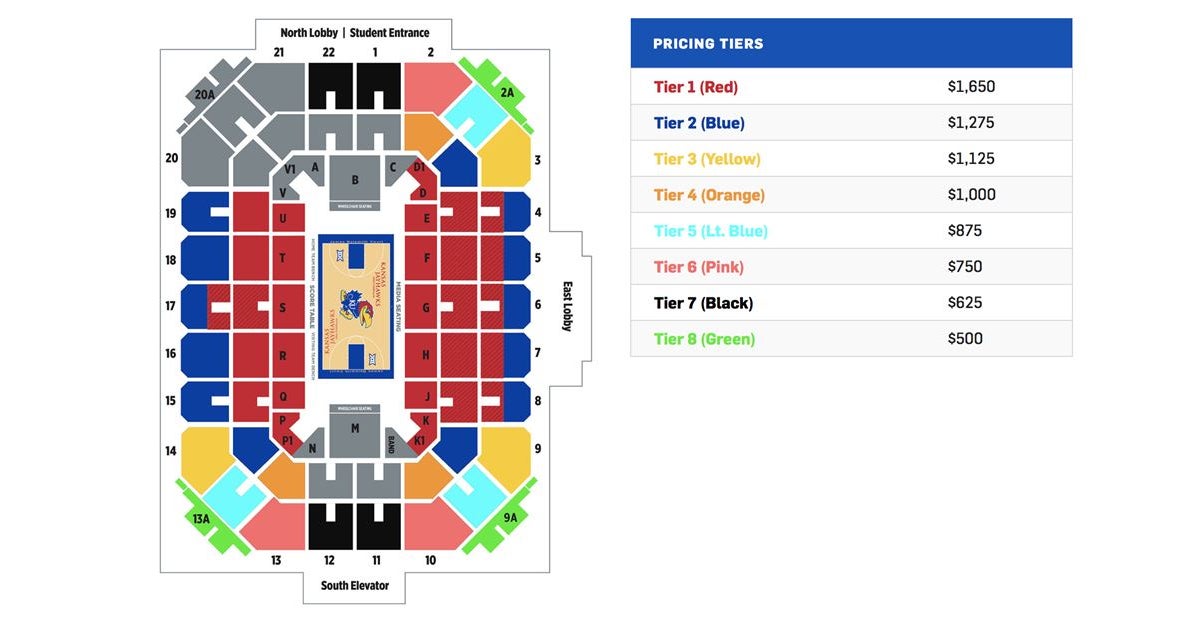 KU basketball lowering seasonticket prices in Allen Fieldhouse