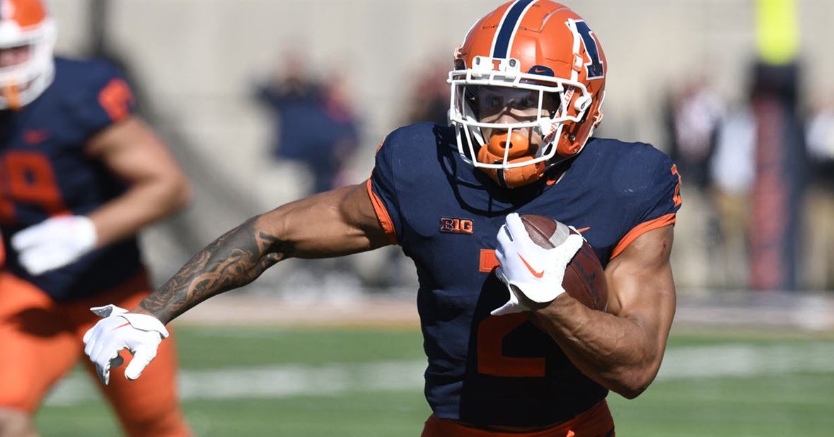 Chase Brown injury status Illinois RB 'good to go' vs. Michigan, per