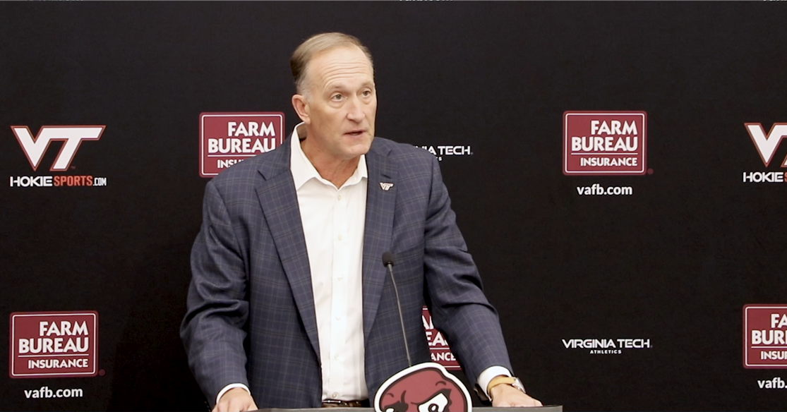 Whit Babcock outlines Virginia Tech’s coaching search, department overhaul in first remarks since Pry’s firing