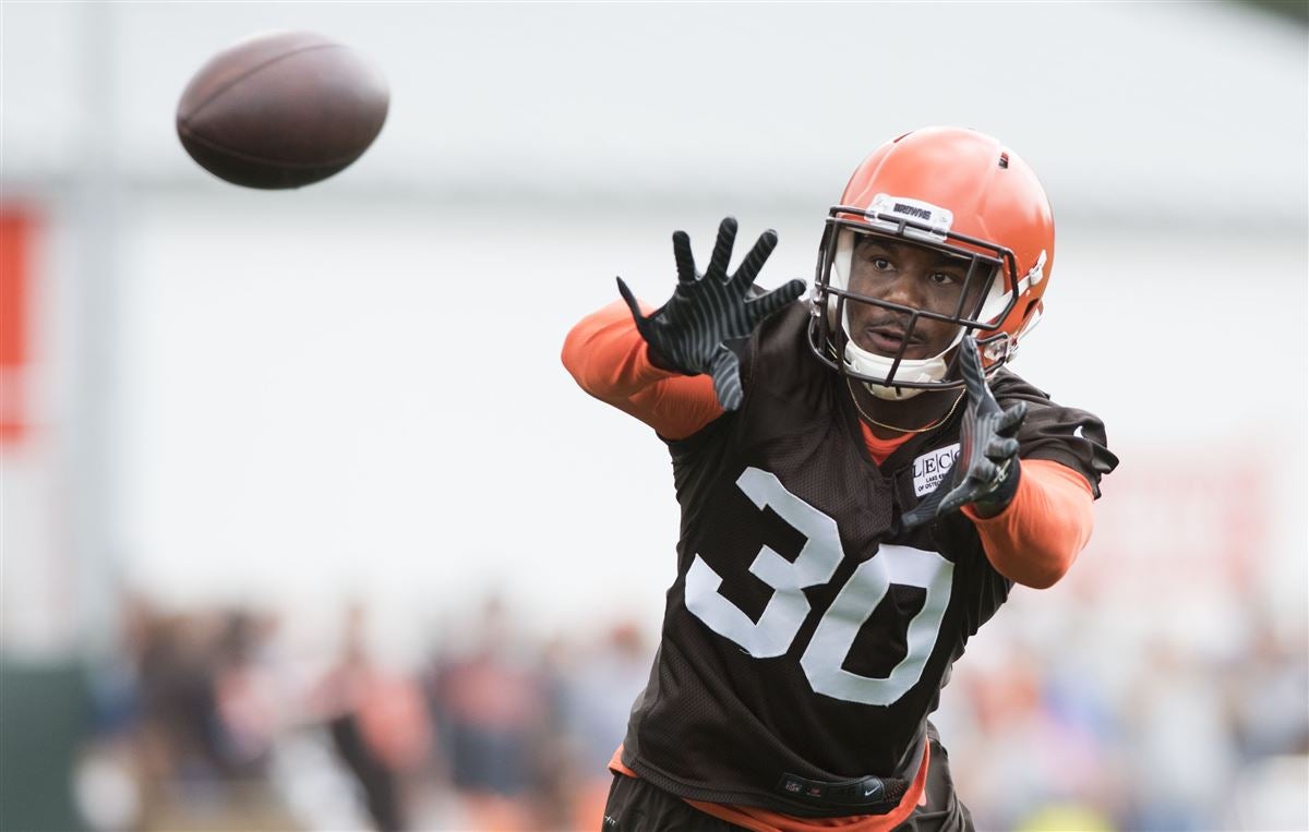 Montrel Meander of the Cleveland Browns plays against the Denver