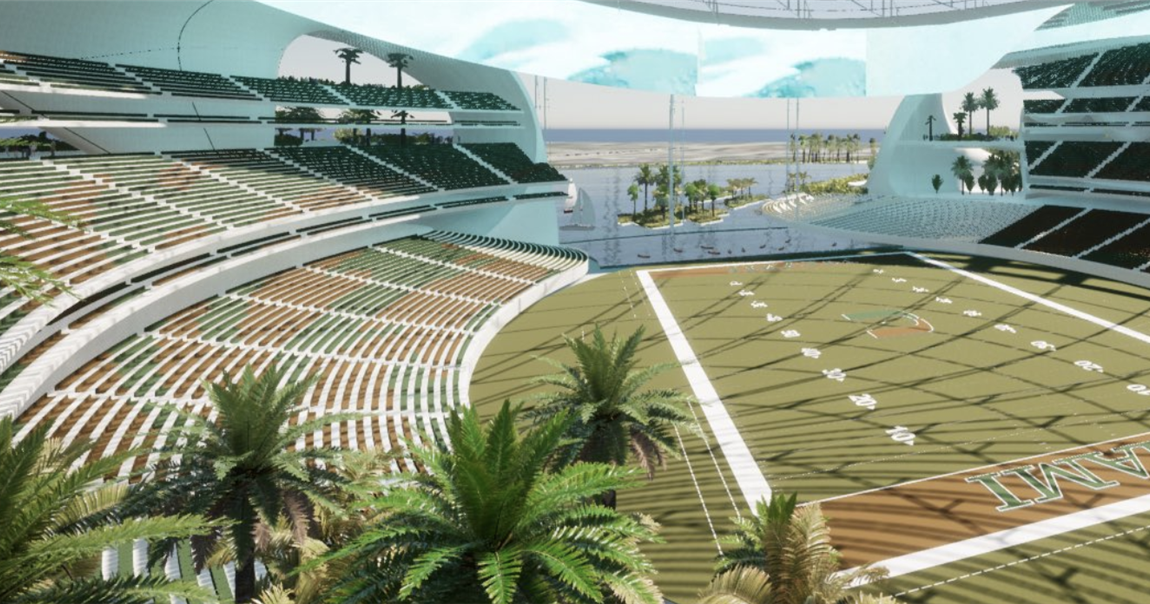 Miami Hurricanes' proposed football stadium renderings revealed