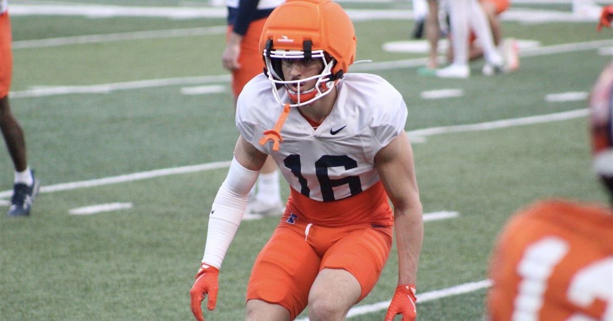 Illini sophomore DB Tanner Heckel speeding up Illini depth chart 'It