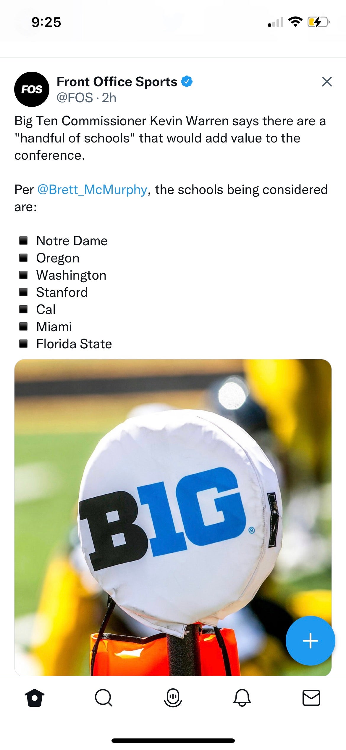 Big Ten adds Oregon and Washington, is Florida State next?