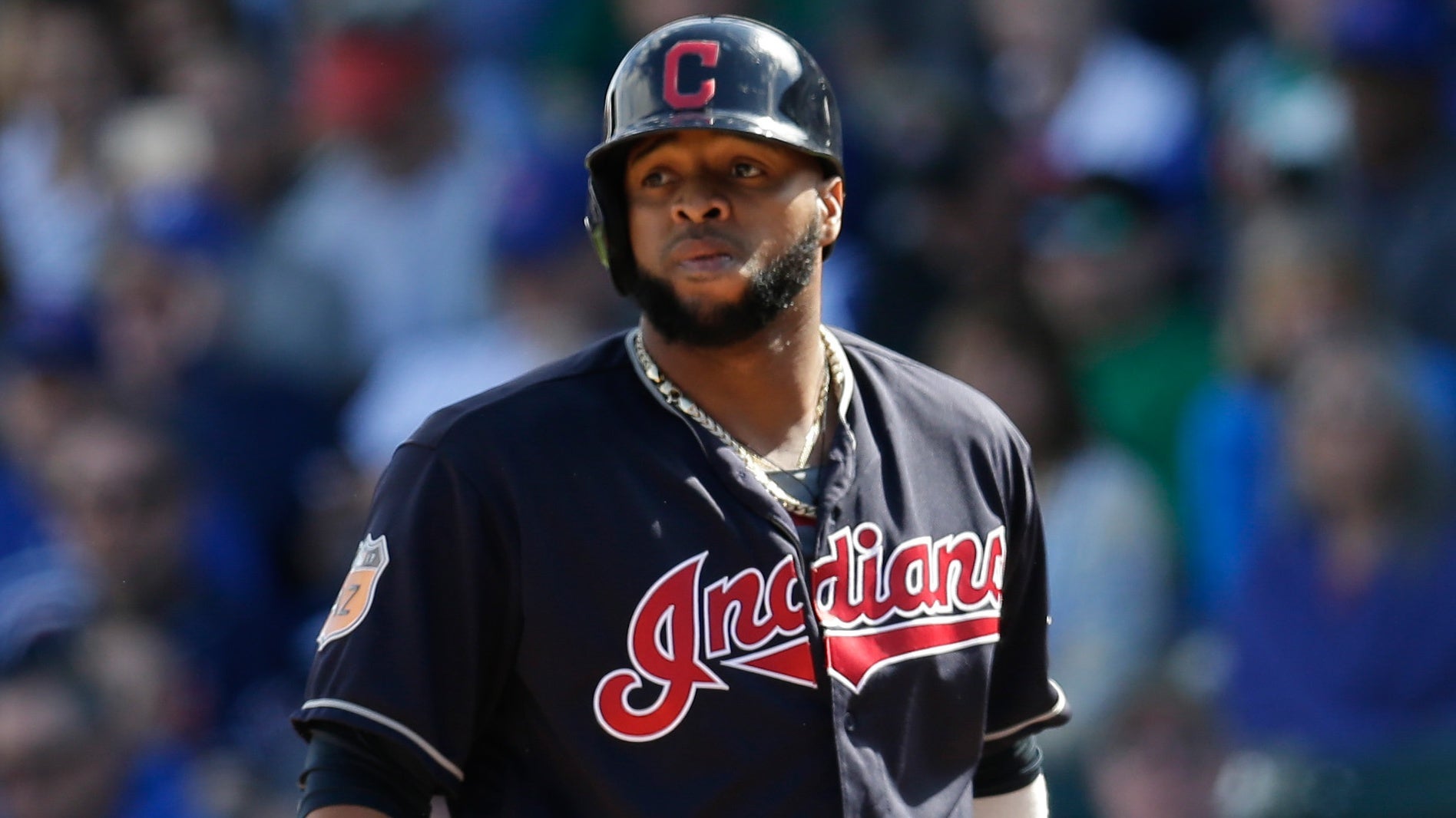 Carlos Santana hopeful to be back with Cleveland Indians in 2018