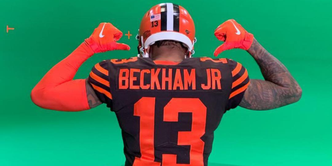 obj in browns jersey