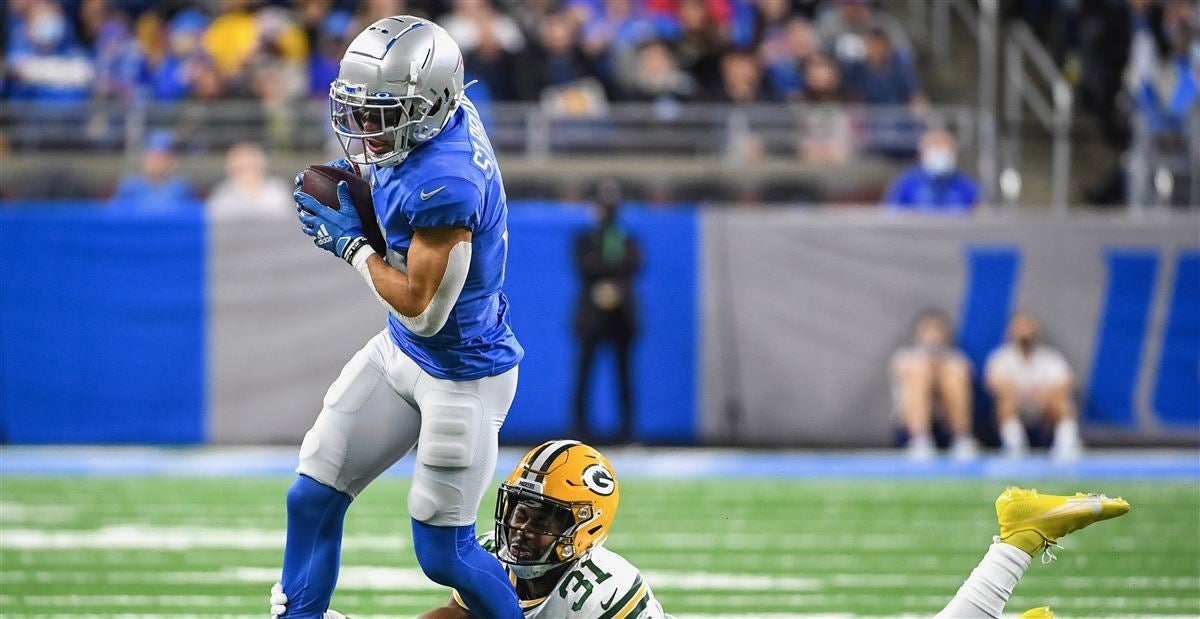 Lions WR Amon-Ra St. Brown to play with steel toe in cleat 