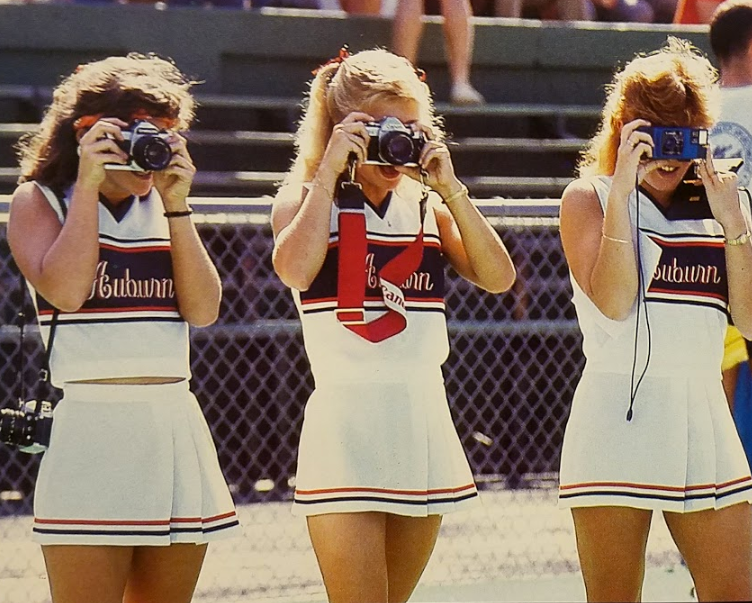 Check Out These Photos Of Auburn Cheerleaders From The Mid 1980s