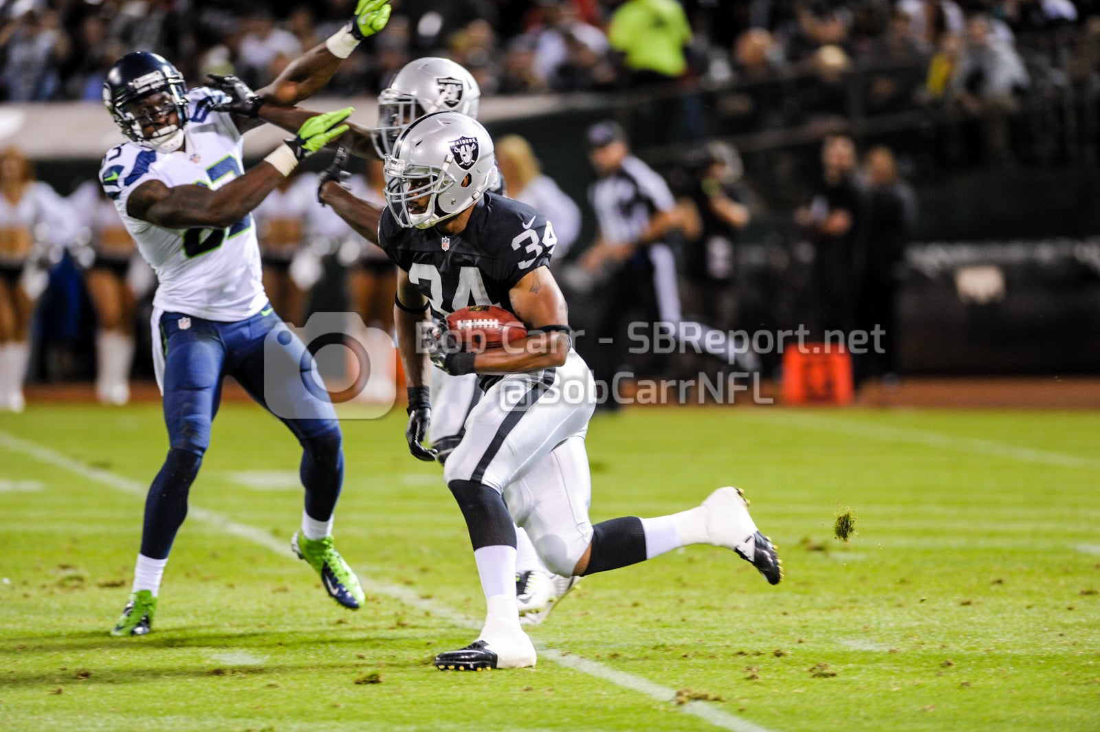 Raiders' Jalen Richard caps off emotional homecoming with long TD run –  East Bay Times