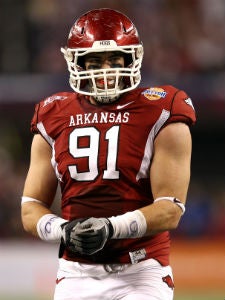 Jake Bequette, 2007 Strongside Defensive End, Arkansas