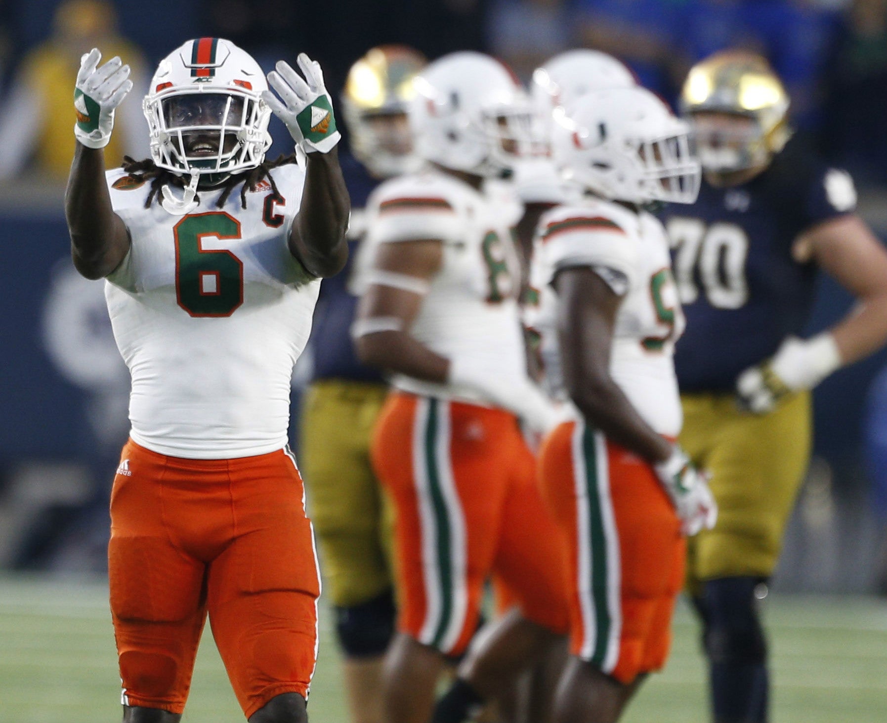 Hurricanes' DBs Tyrique Stevenson, James Williams start against Florida  State