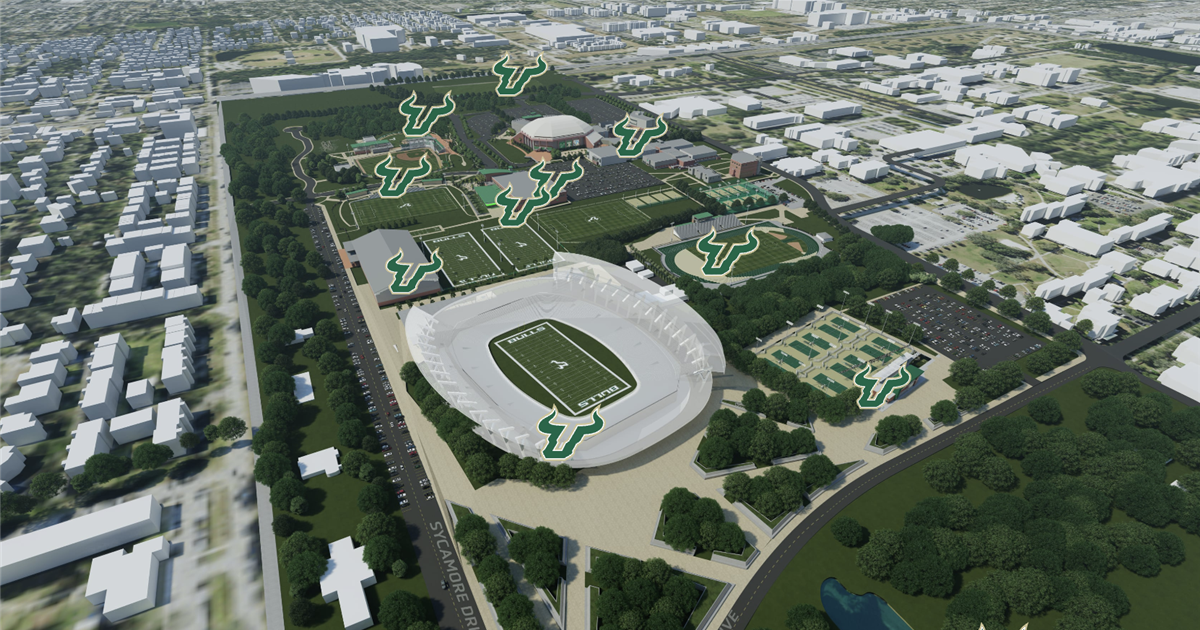 USF announces master plan for massive facility upgrades