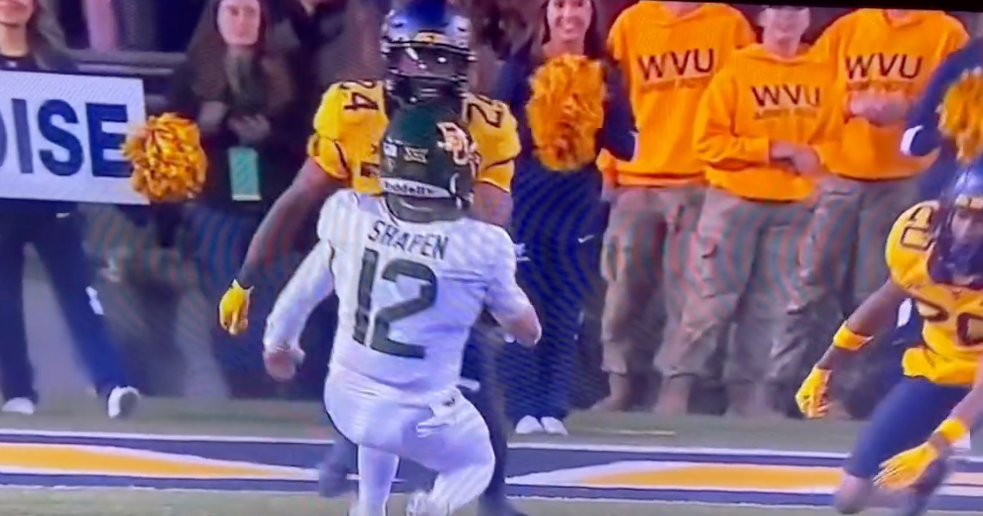Baylor QB Blake Shapen injured, West Virginia DB Andrew WilsonLamp ejected for targeting