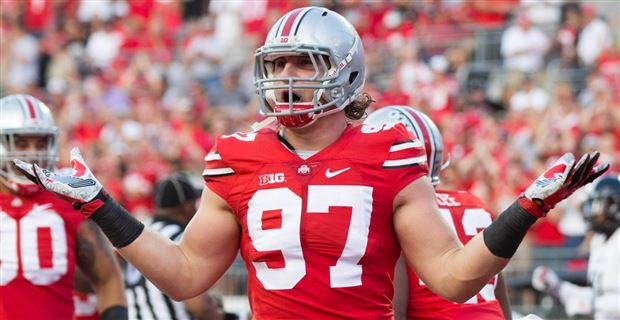 In Place of a Suspended Joey Bosa, Ohio State's Sam Hubbard Comes