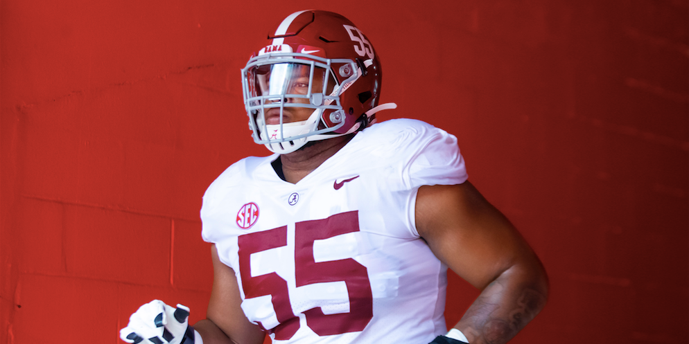 Men's Alabama Crimson Tide #69 Terrence Ferguson II Football