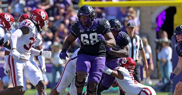 Strong play from TCU offensive line paves way to big win over Oklahoma