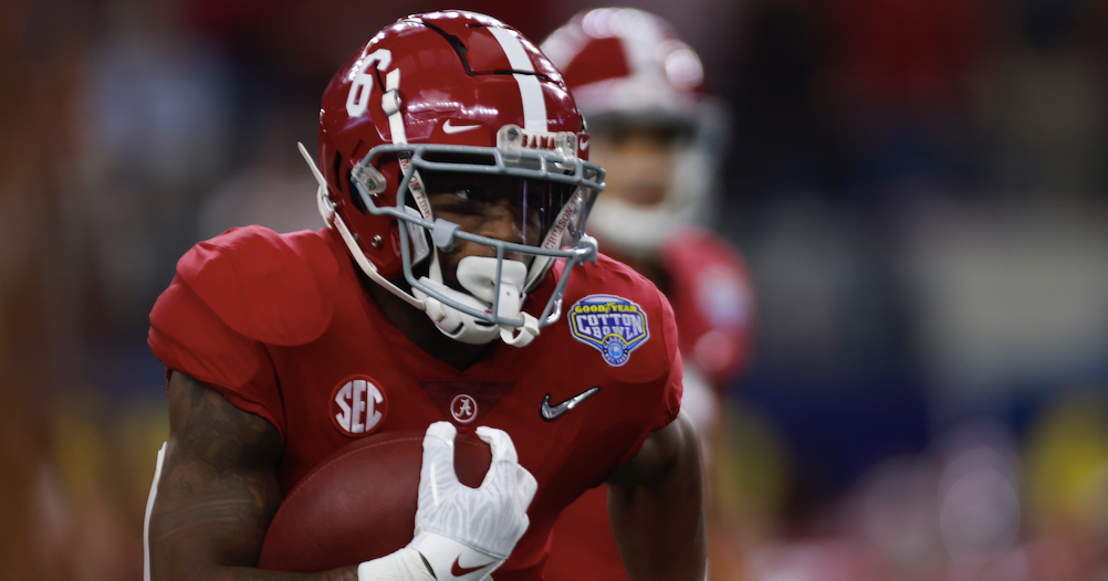 Alabama football RB Trey Sanders enters NCAA transfer portal