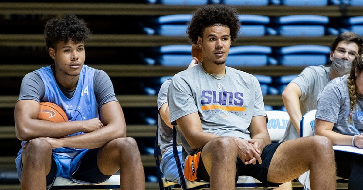 Cam Johnson Returns to UNC Basketball Practice