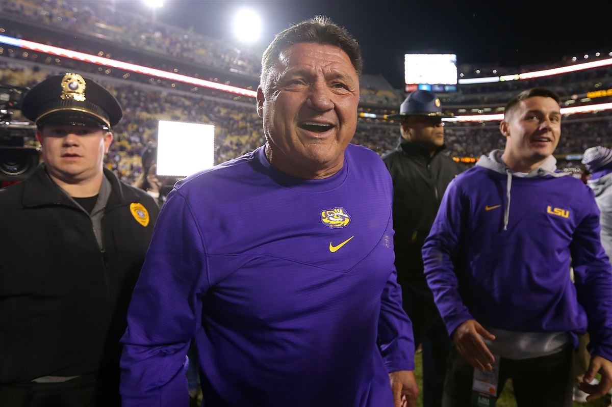 Recent Photos Show A Very Slim Coach Ed Orgeron