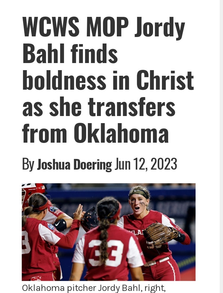 Nebraska pitcher Bahl was homesick from the start at OU