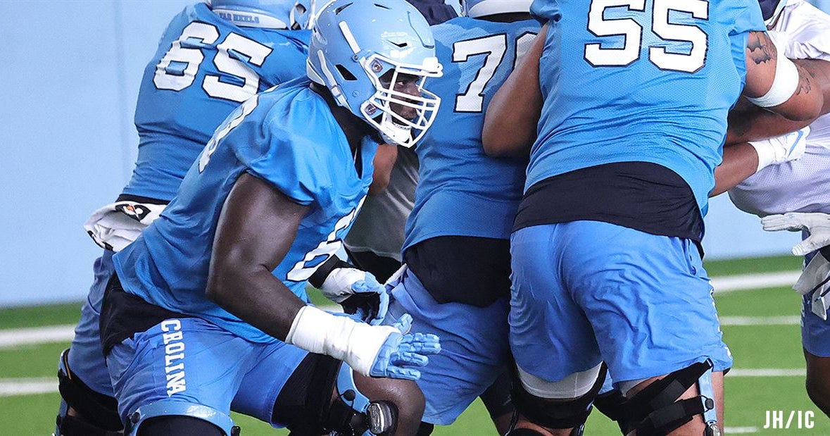 Tar Heels Offensive Line Putting Pieces in Place Ahead of Game Week