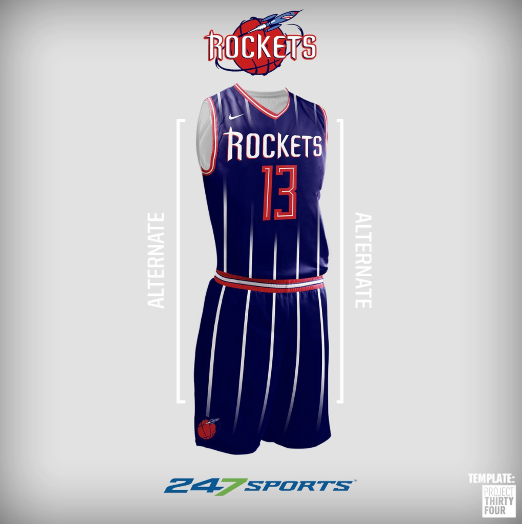 houston rockets concept jersey