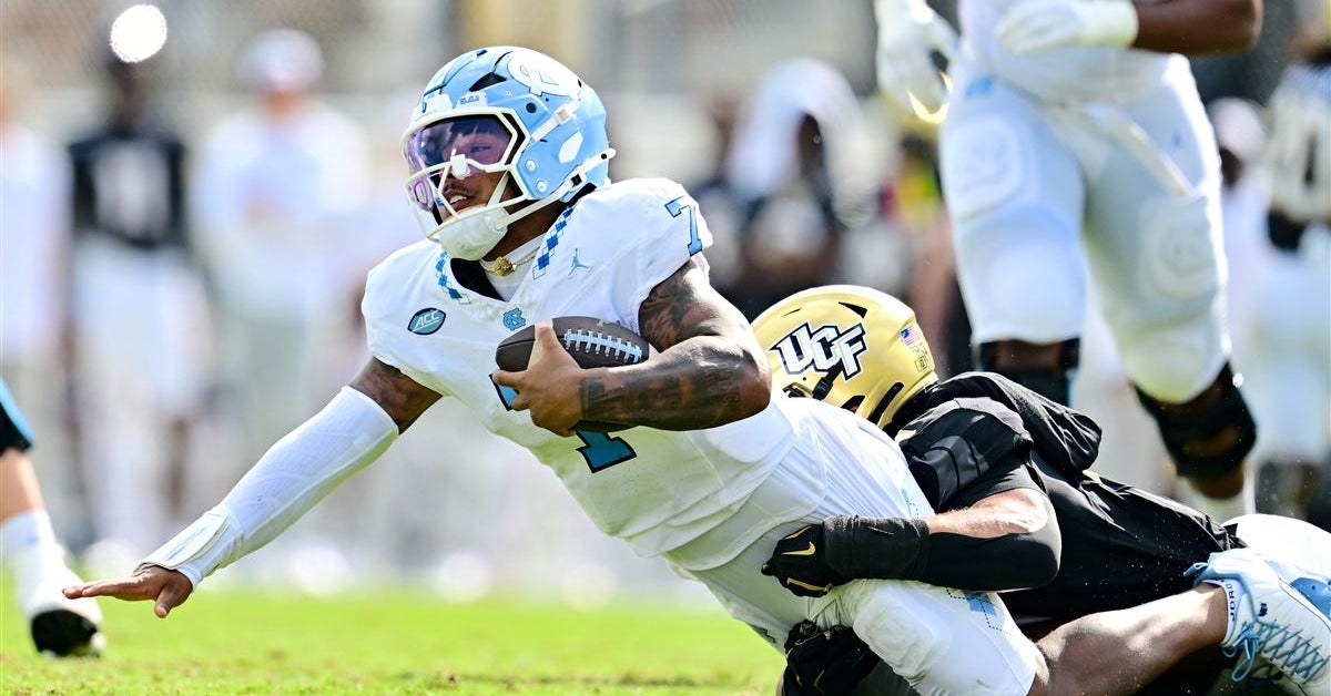 UNC quarterback Gio Lopez injured vs. UCF; timeline for return unknown