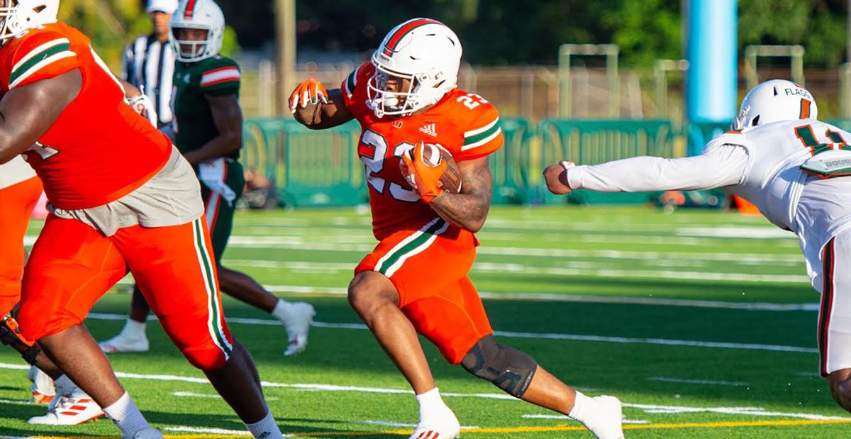 Miami running back Cam'Ron Harris to return to UM in 2021