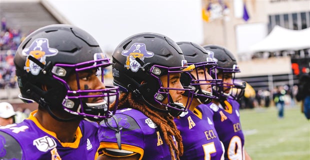 East Carolina Pirates defensive end Chance Purvis wears the News Photo -  Getty Images