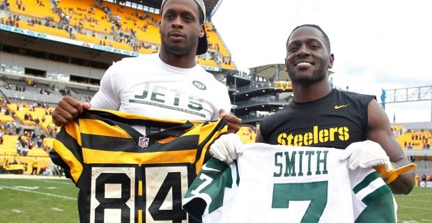 Geno Smith, Brown train at Steelers' facility on Wednesday