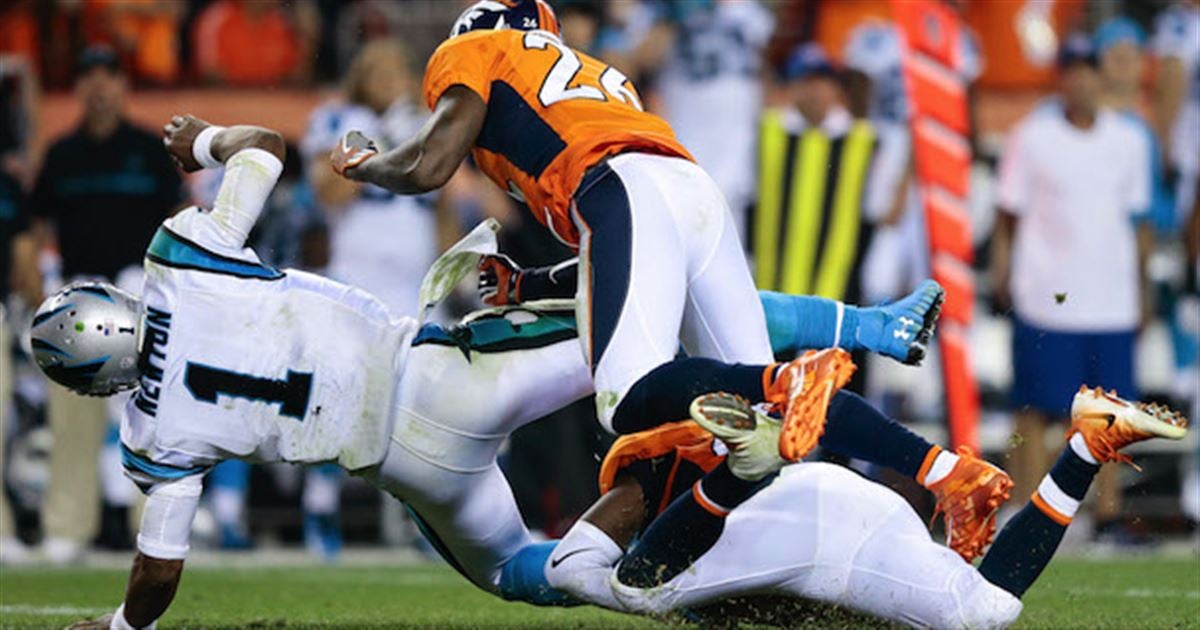 Denver Broncos players fined after hits on Cam Newton