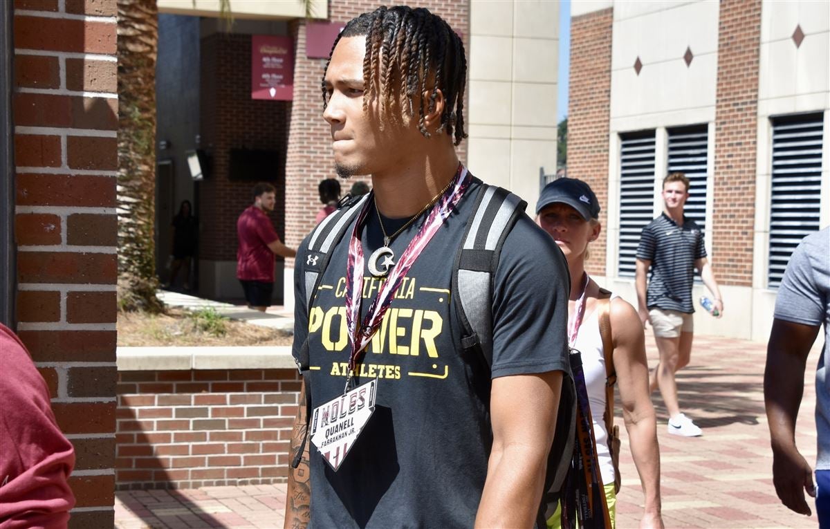 2025 4-star WR Quanell X Farrakhan Jr. on his FSU visit: 'Coach Norvell ...