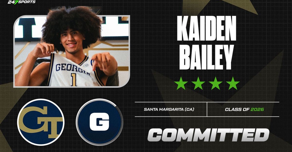 Georgia Tech basketball lands third Class of 2026 commitment in 4-star guard Kaiden Bailey Georgia Tech basketball lands third Class of 2026 commitment in 4-star guard Kaiden Bailey