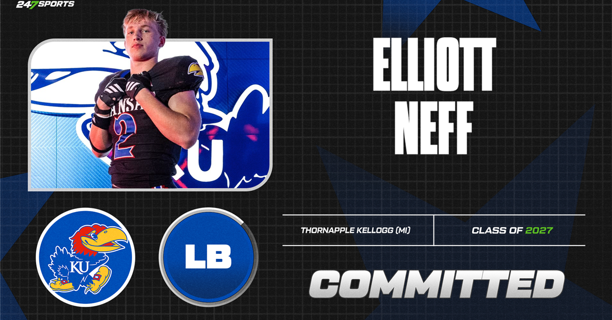 Elliott Neff joins Kansas football's 2027 high school class