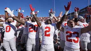 Watch: Excited Buckeyes celebrate a road win over Indiana with ‘Carmen Ohio’