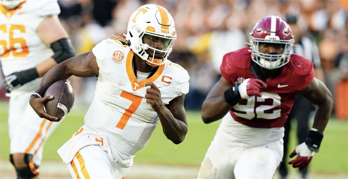 PFF Grades, Snap Counts From Tennessee's Loss To Alabama