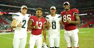 LOOK: Four Aggies together after NFL preseason opener LOOK: Four Aggies together after NFL preseason opener