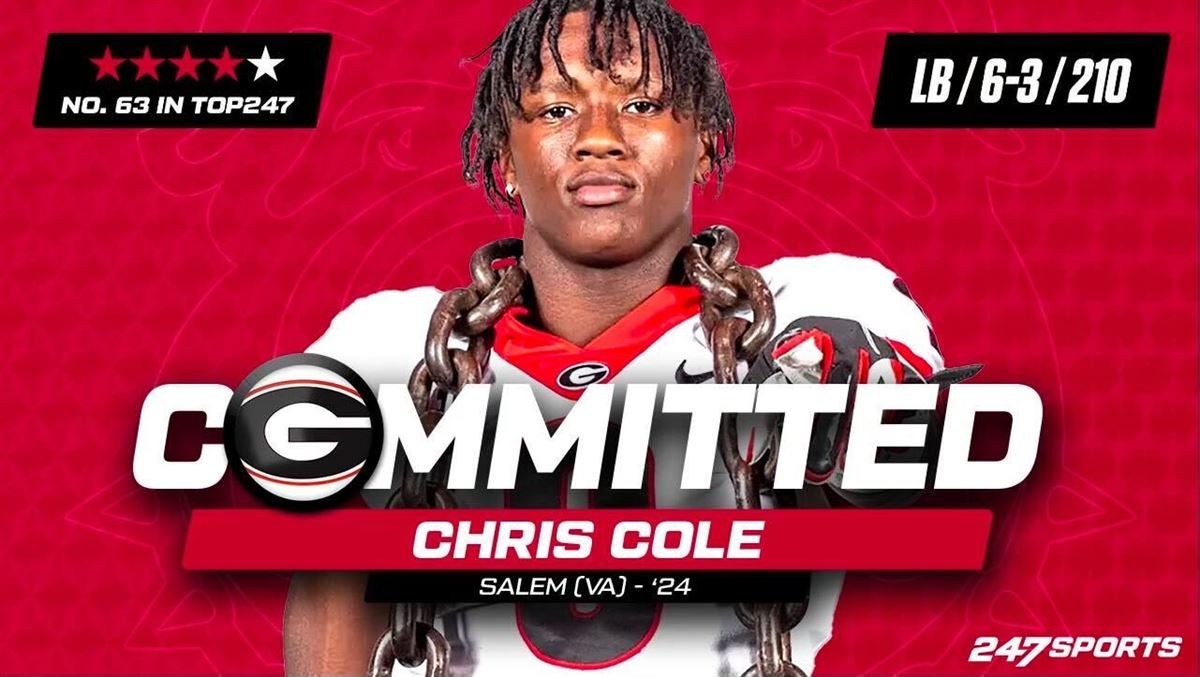 Chris Cole, elite 2024 linebacker, trending to Georgia Bulldogs