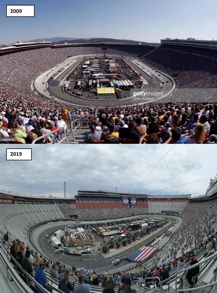 Empty Seats At Bristol Expose Nascar Attendance Challenges